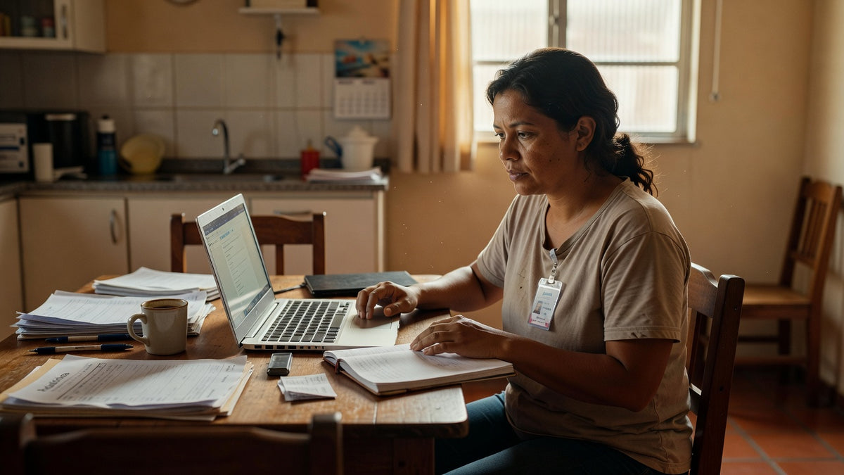 Pessoa estudando pós-graduação EAD em casa
