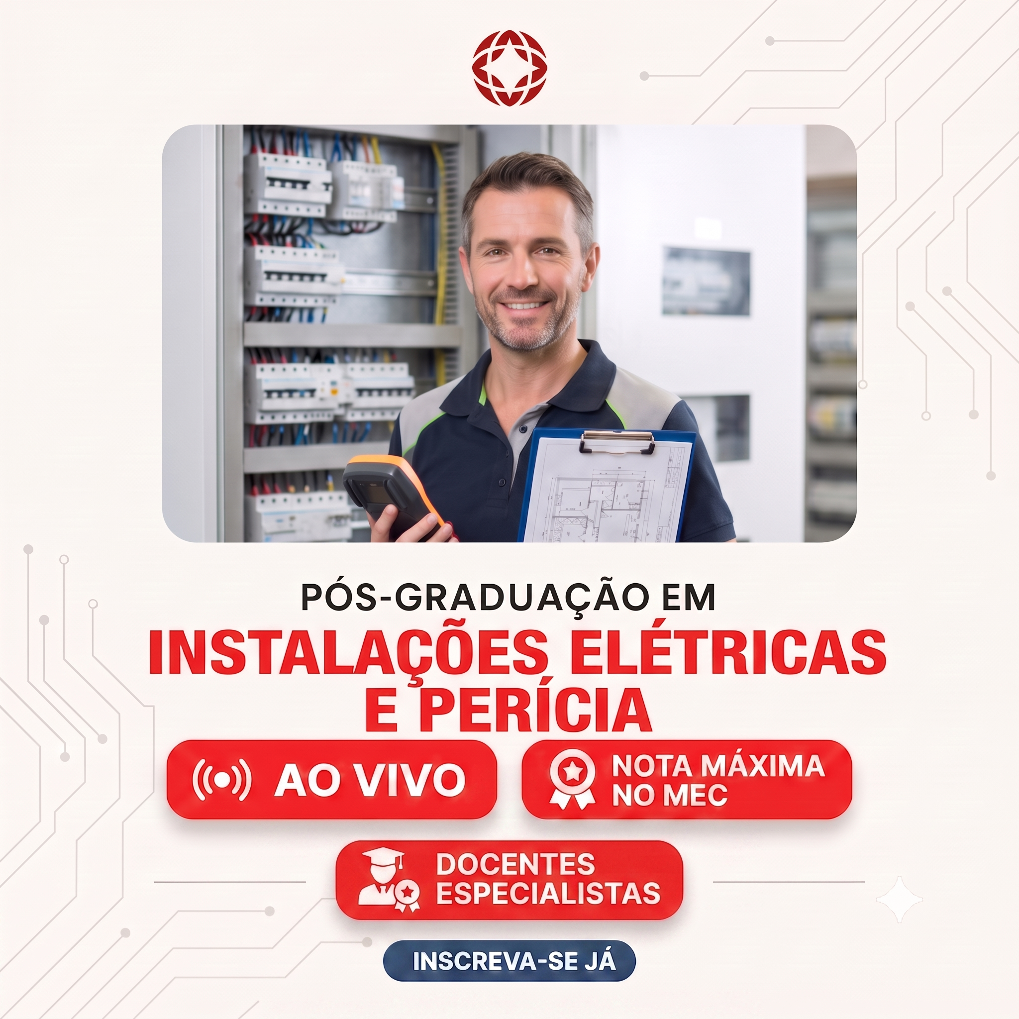 Pós-graduação em Instalações Elétricas e Perícia