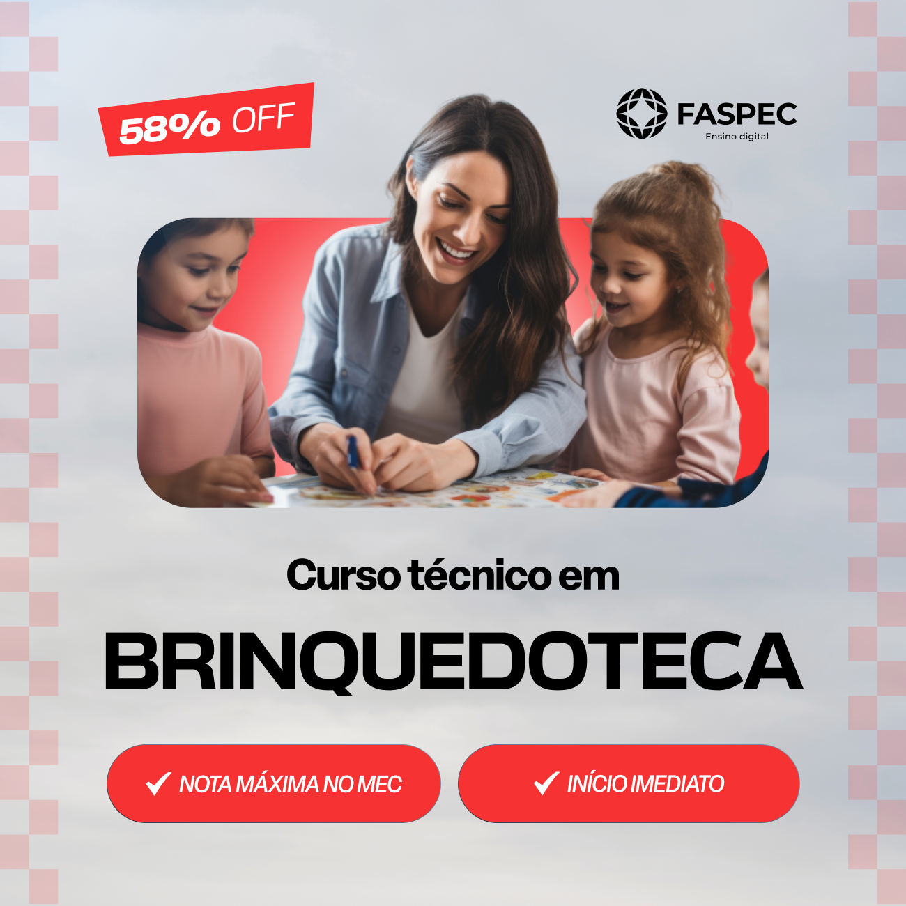Curso Técnico em Brinquedoteca e Ludoteca EaD