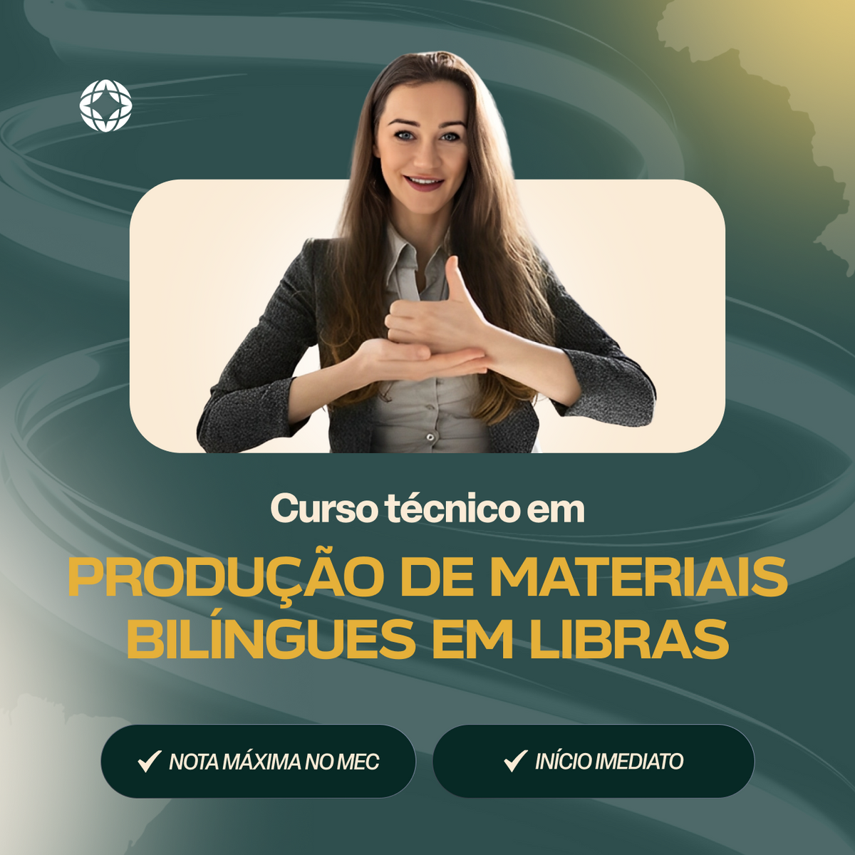 Curso Técnico em Produção de Materiais Bilíngue em Libras EaD